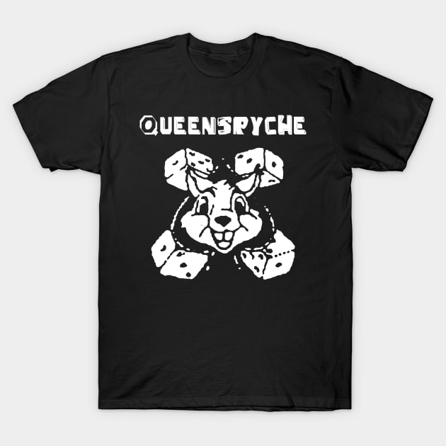 queensryche rabbit dice T-Shirt by doggo babushka